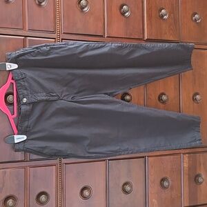 Women's PACT Organic Twill Crop Pants Size XL Black